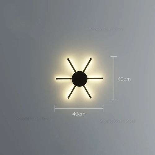 Modern creative wall light for stylish interior decor - vue 18 sur 22