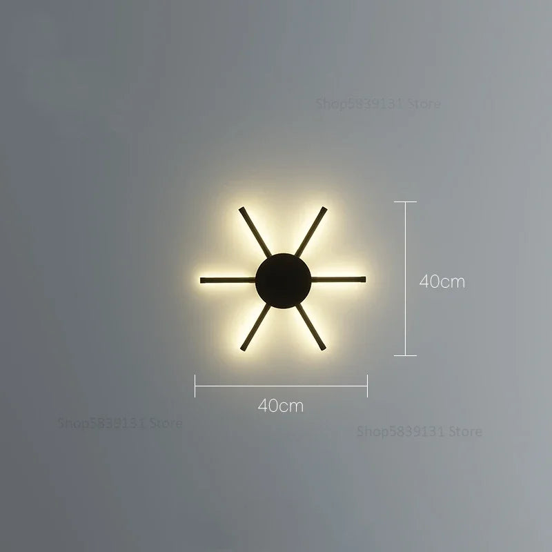 Modern creative wall light for stylish interior decor - vue 17 sur 22