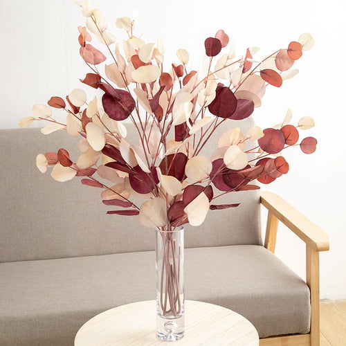 Artificial eucalyptus plant for autumn decor and DIY arrangements - vue 3 sur 16
