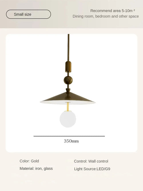 Minimalist bedside lamp for interiors and elegant décor