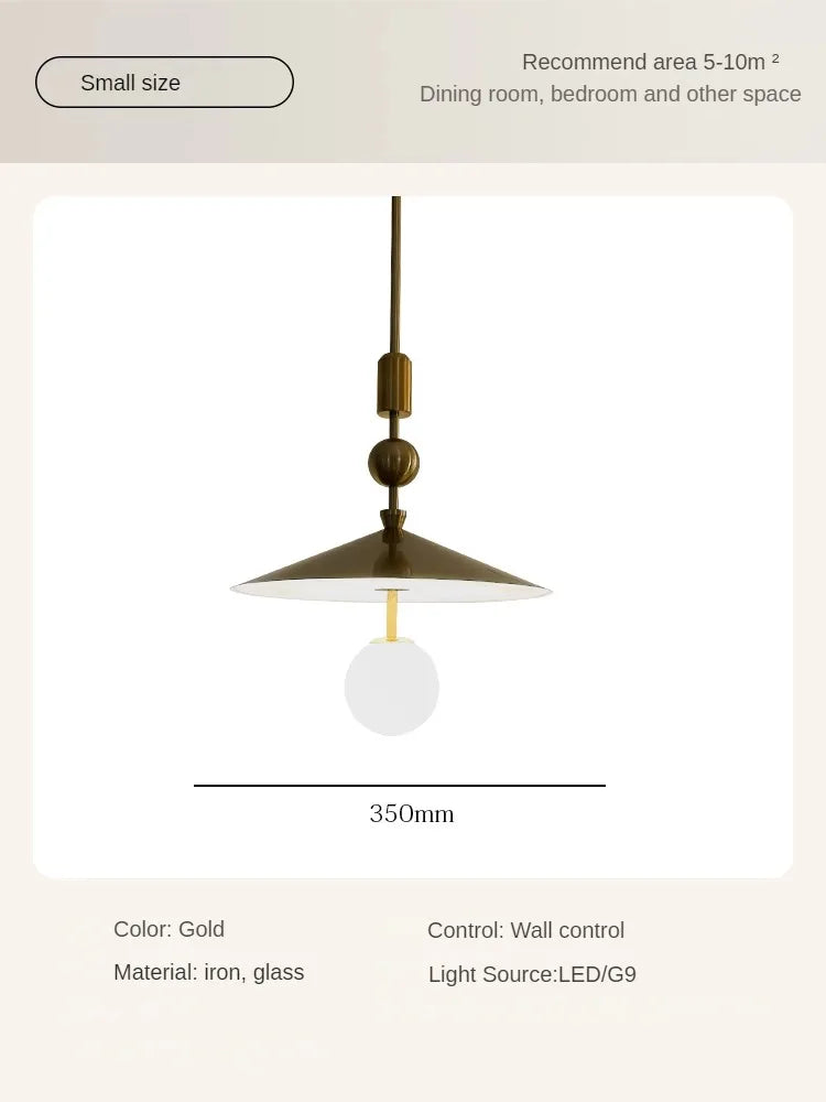 Minimalist bedside lamp for interiors and elegant décor
