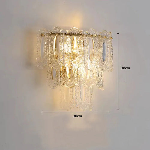 Design glass wall light for modern interior decoration - vue 9 sur 12