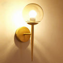 Modern glass ball LED wall light nordic design