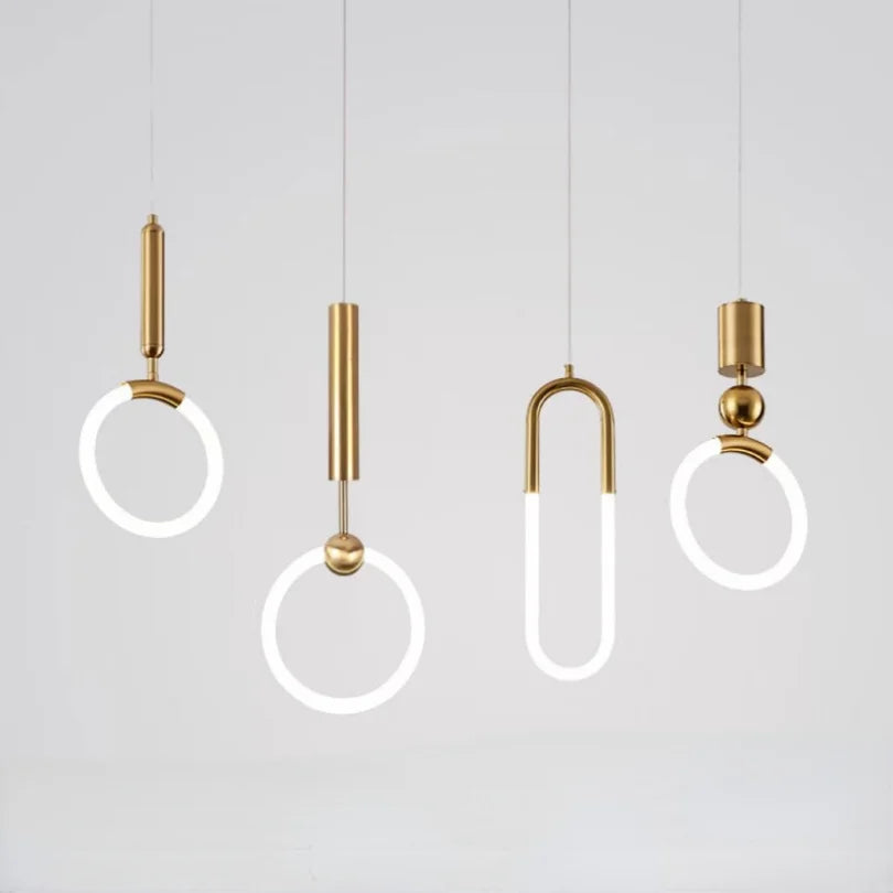 Modern nordic waterproof decorative LED pendant light - vue 3 sur 18