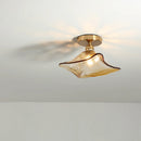 Nordic industrial decorative glass LED ceiling light