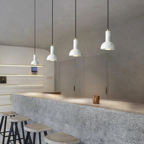 Creative retro pendant lamp in flashlight shape - vue 5 sur 8