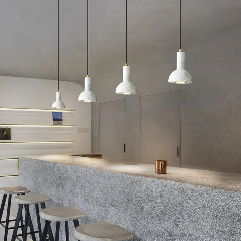 Creative retro pendant lamp in flashlight shape - vue 4 sur 8