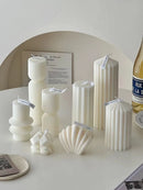 modern decor accessories luxury geometric scented candles
