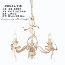 Pink ribbon chandelier for elegant children's bedroom