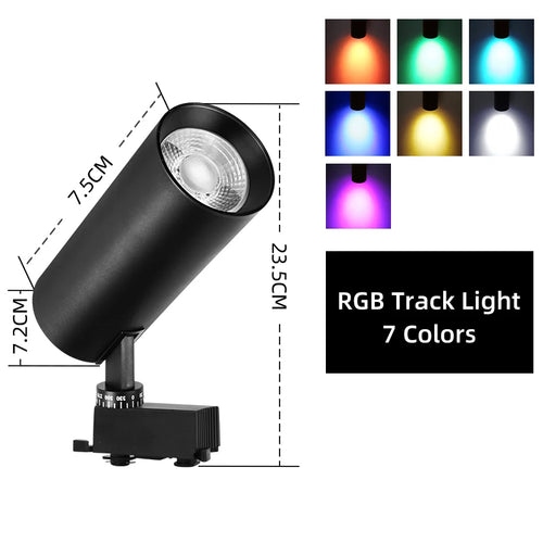 Disco LED spotlight for festive atmosphere and home decoration - vue 11 sur 12
