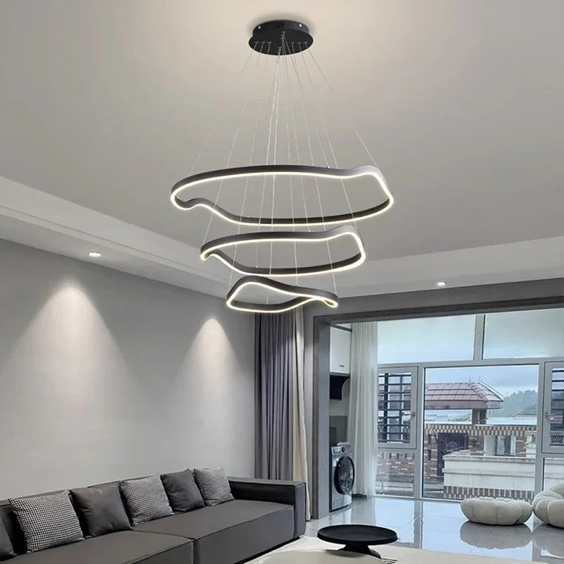 Modern LED pendant chandelier for indoor lighting