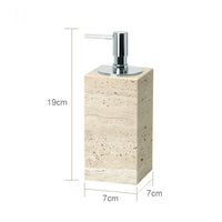 natural marble bathroom accessory set