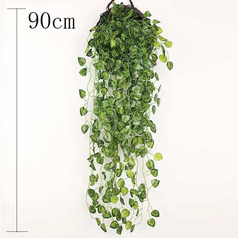 Hanging artificial rattan plants for indoor and outdoor decoration - vue 25 sur 29