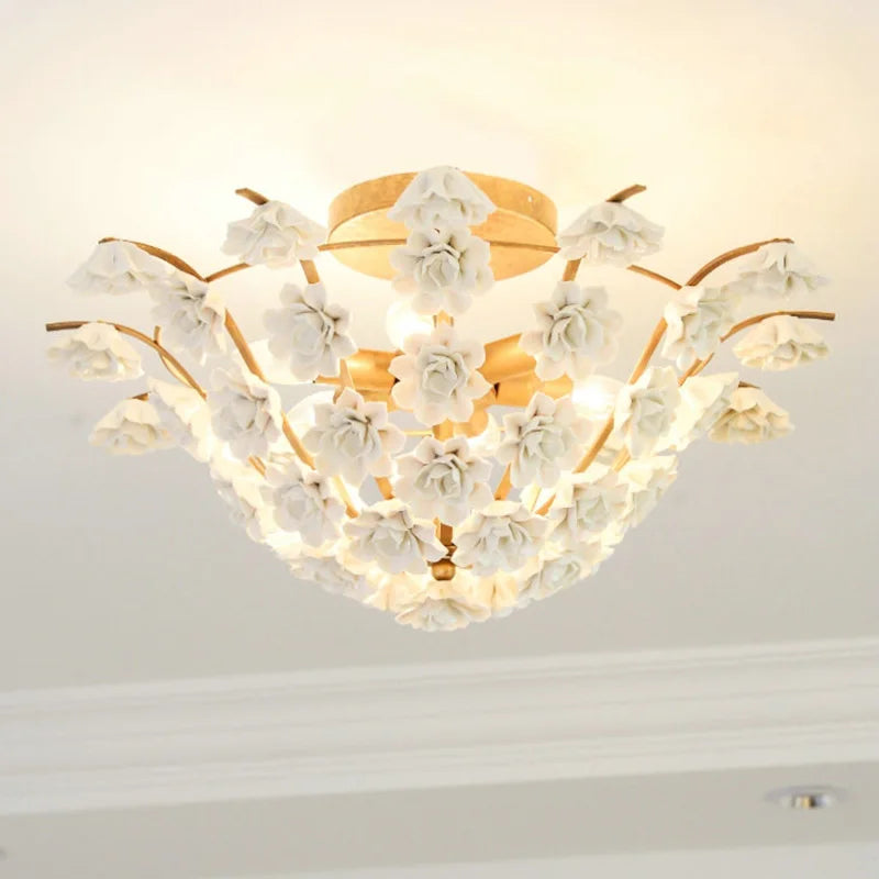 Retro royal empire style chandelier with integrated LED