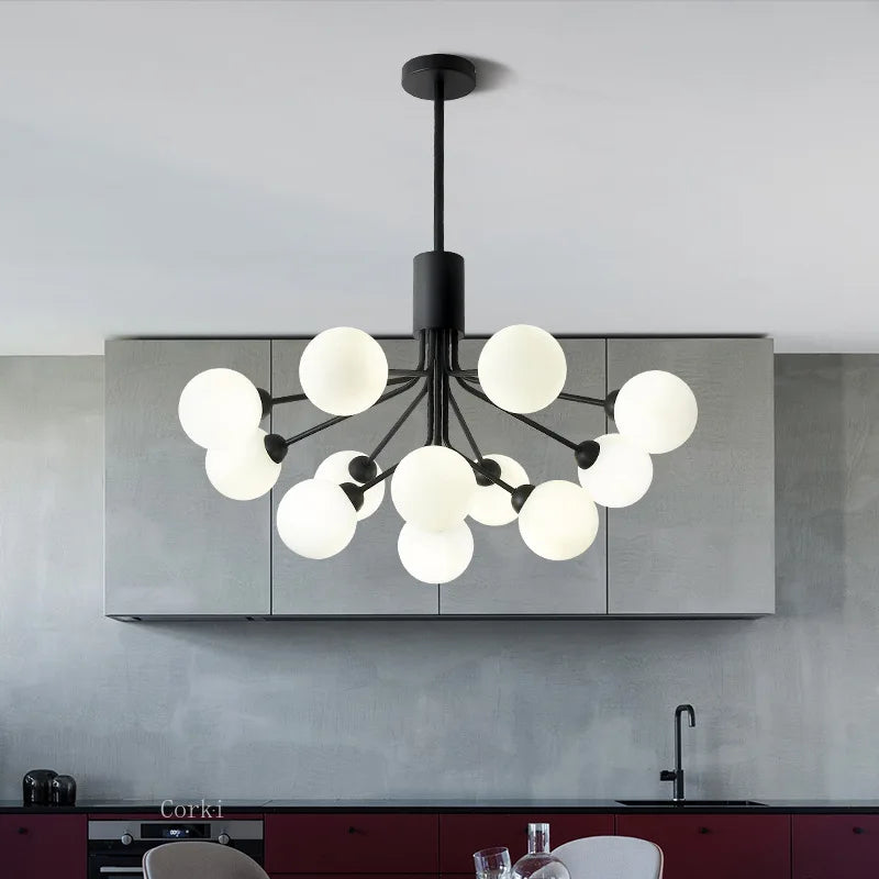 magic bean chandelier glass romantic modern lighting