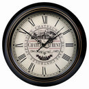silent vintage wall clock classic metal design