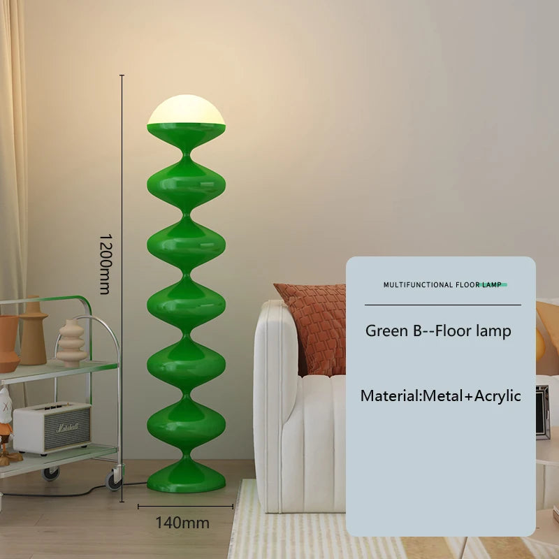 Minimalist designer floor lamp for an elegant and modern atmosphere