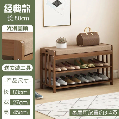 Multifunctional lightweight changing stool for entryway and leisure - vue 13 sur 12