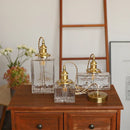 Retro glass pendant light with creative LED for vintage lighting