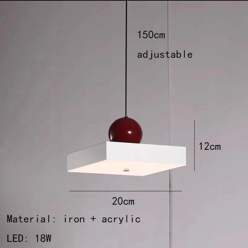 Adjustable metal wire pendant light for various indoor spaces - vue 13 sur 24