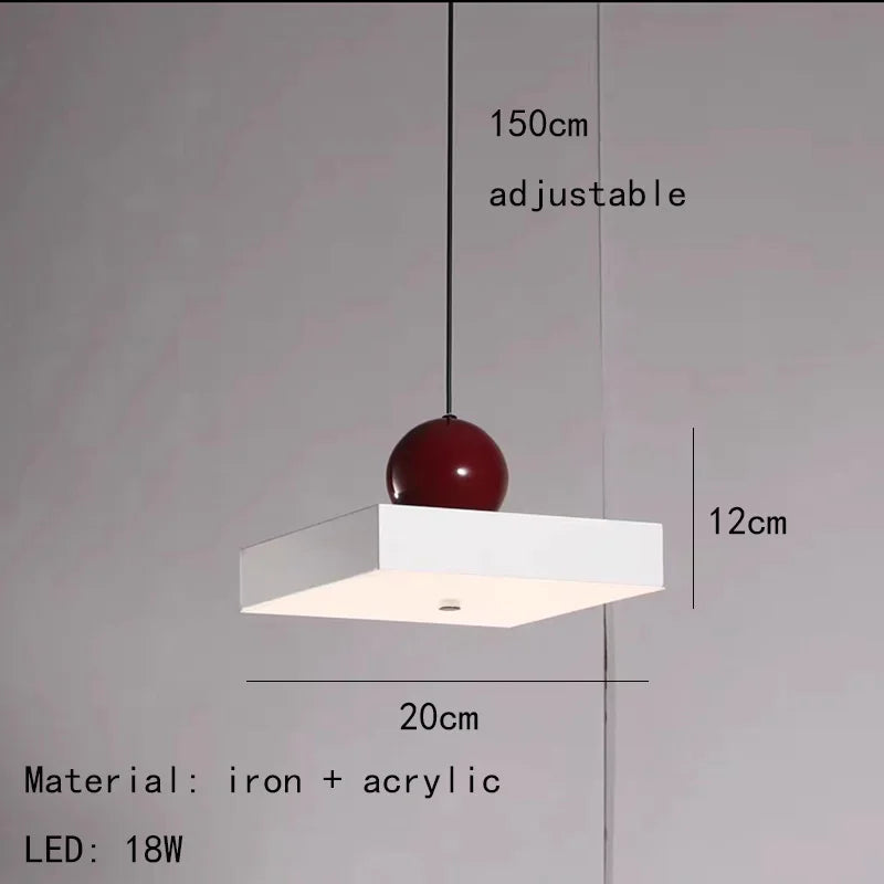Adjustable metal wire pendant light for various indoor spaces - vue 12 sur 24
