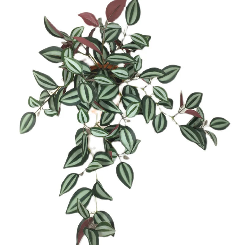 Artificial hanging scindapsus aureus plant for indoor and outdoor decoration - vue 14 sur 16