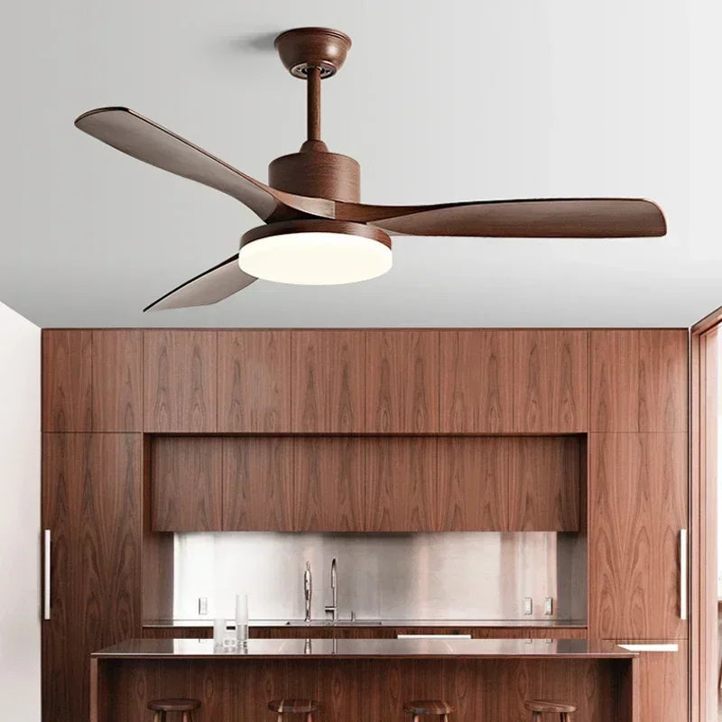 Modern fan with remote control for stylish interiors