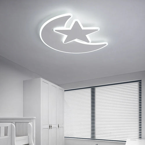 Modern LED cloud love decorative chandelier for children - vue 2 sur 9