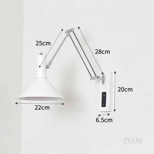 Dimmable LED wall light Bauhaus style - vue 8 sur 9