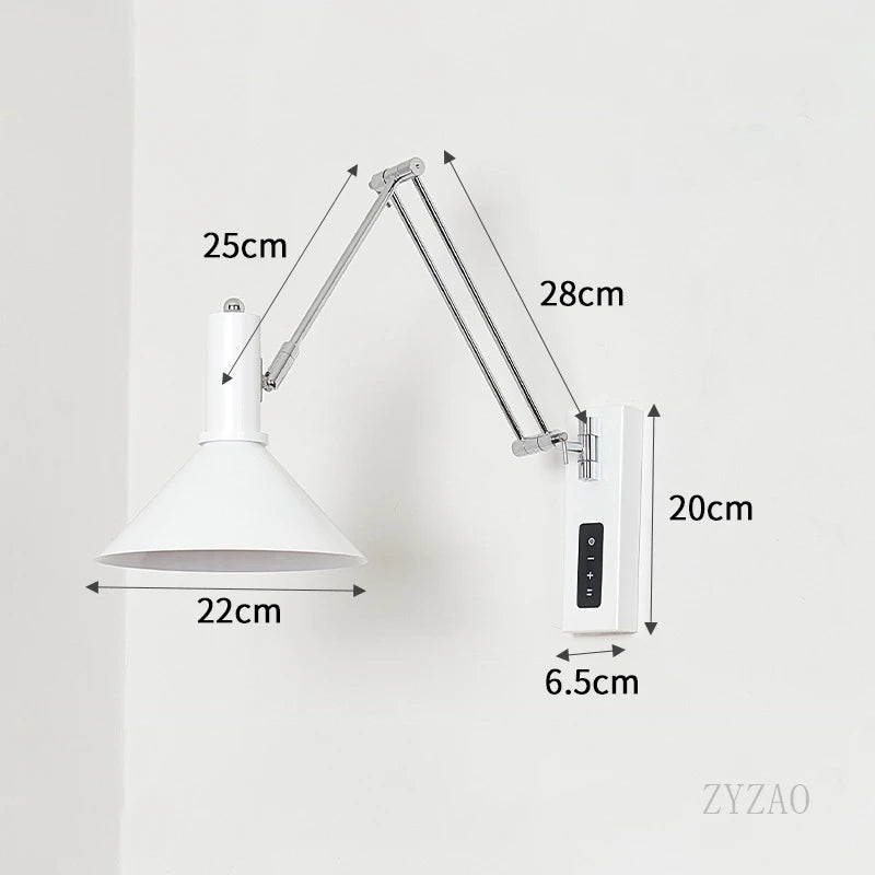Dimmable LED wall light Bauhaus style - vue 7 sur 9
