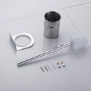 Stainless steel bathroom cleaning brush