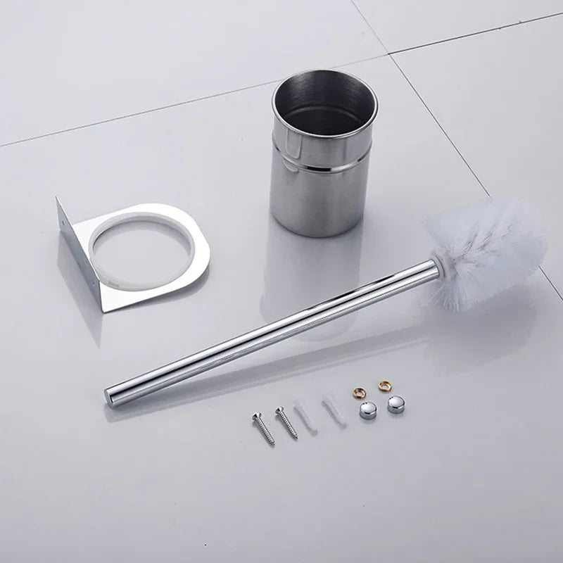Stainless steel bathroom cleaning brush - vue 4 sur 6