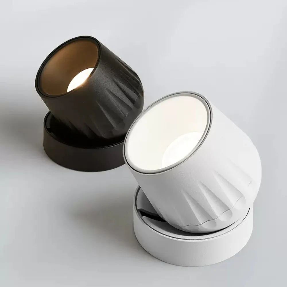 Rounded design LED downlight spotlights