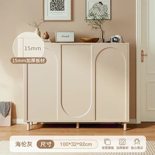 modern adjustable wooden shoe rack for storage - vue 10 sur 10