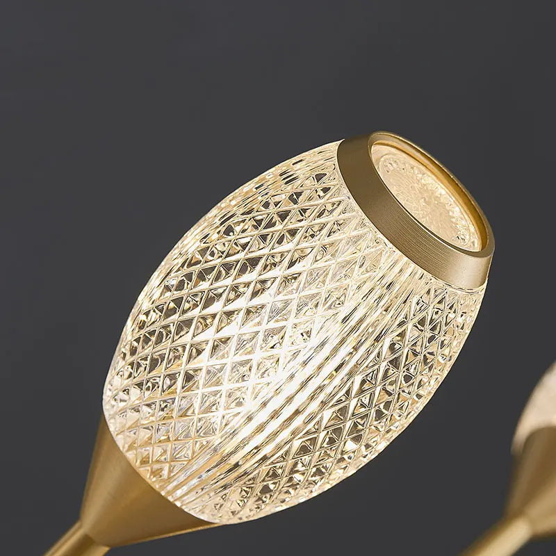 Modern copper ceiling light for elegant lighting - vue 5 sur 10