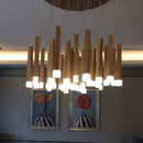 Modern wooden pendant chandelier for every space