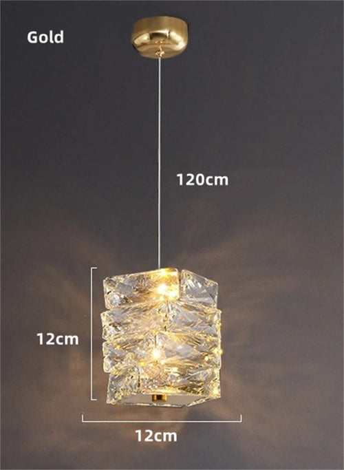 Modern crystal wall light with LED for indoor use - vue 18 sur 18