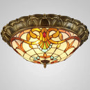 Baroque ceiling light in bohemian glass for modern decor