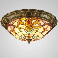 Baroque ceiling light in bohemian glass for modern decor