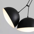 Black designer chandelier to assemble for modern interior decor