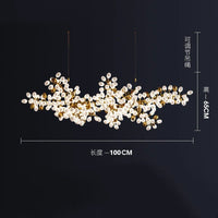Modern gold grape chandelier for elegant interiors