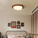 Modern minimalist wooden ceiling light with Nordic log pattern