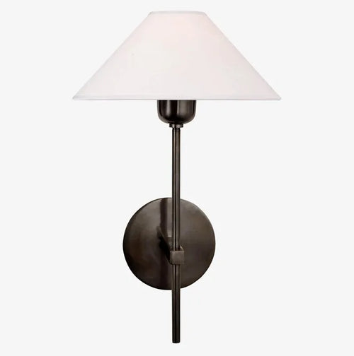 Designer fabric wall light for modern indoor lighting - vue 8 sur 8