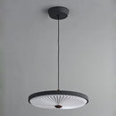 Modern pleated pendant light for restaurant and bar