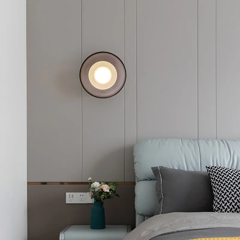 applique murale led en forme de bol pour éclairage d'hôtel - vue 4 sur 8