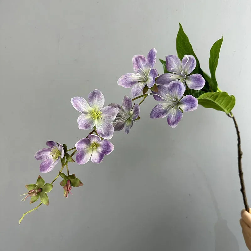 Artificial silk jasmine branch for festive decoration