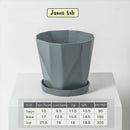 Nordic style plastic flower pot, trendy and simple