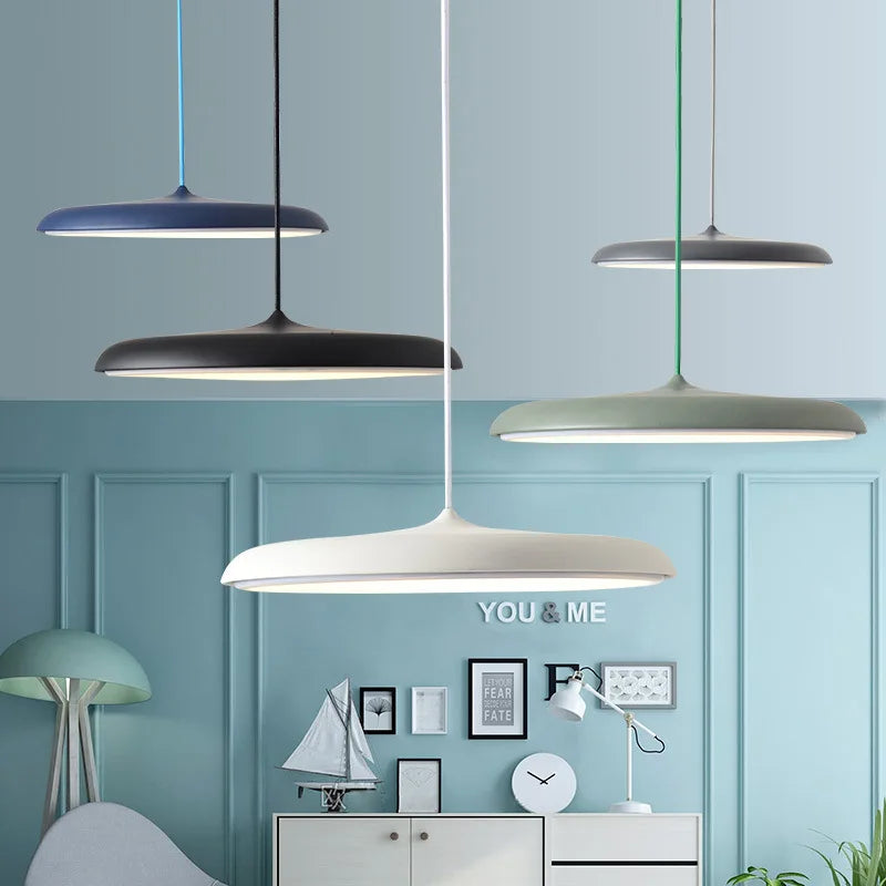 Modern minimalist LED chandeliers for bar and table