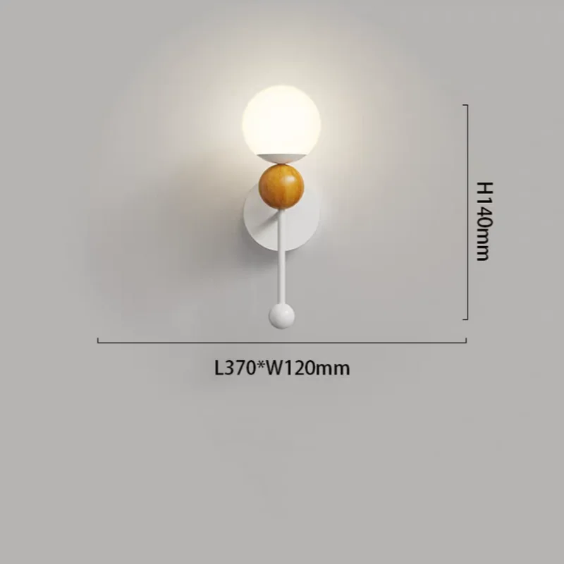modern designer wall light for creative interior decoration - vue 5 sur 7