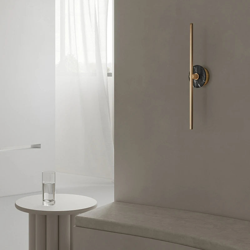 Minimalist luxury Spanish marble wall light - vue 4 sur 18